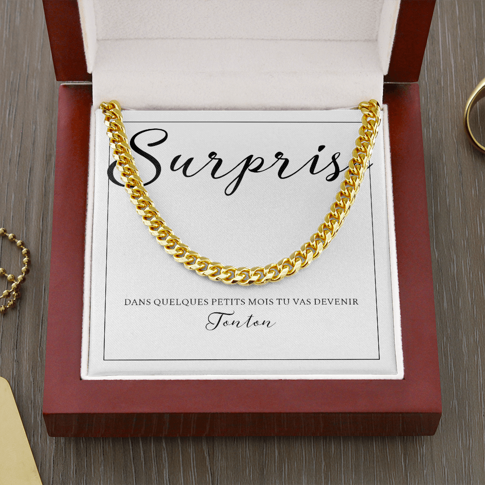 Cadeau Pour Frère Beau Frère, Annonce Grossesse Tonton, Annonce Grossesse Futur Oncle, Collier Pour Futur Oncle - L'Avenue Foch