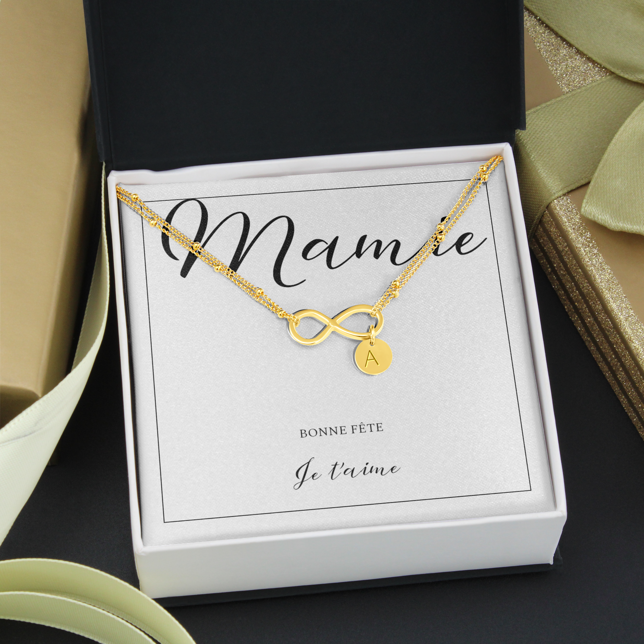 Cadeau Fête Des Mamies, Cadeau Pour Grand-Mère, Cadeau Anniversaire Mamie, Bracelet Pour La Fête Des Grand-Mères, Personnalisé Gravure - L'Avenue Foch